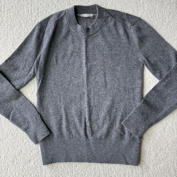 Everlane The Classic Crew Cashmere Women Sweater Size S Gray Pullover - Picture 1 of 9
